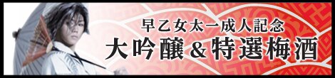 早乙女太一成人記念　大吟醸&特選梅酒